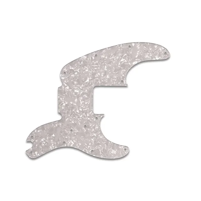 Tele Bass – White Pearl White/Black/White 3 ply Lamination