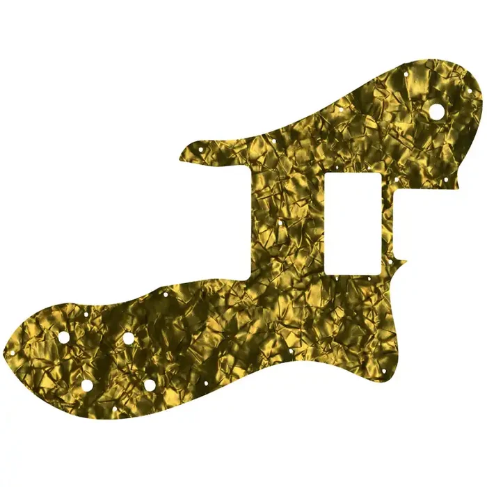 Tele Custom 1999-Present Made In Mexico Or 2012-2013 American Vintage ‘72 Telecaster Custom – Gold Pearl Black/White/Black Lamination Fender Wide Range Humbuckers