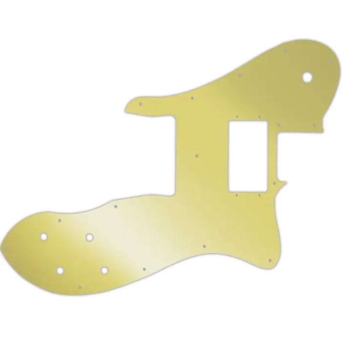 Tele Custom 1999-Present Made In Mexico Or 2012-2013 American Vintage ‘72 Telecaster Custom – Gold Mirror Fender Wide Range Humbuckers