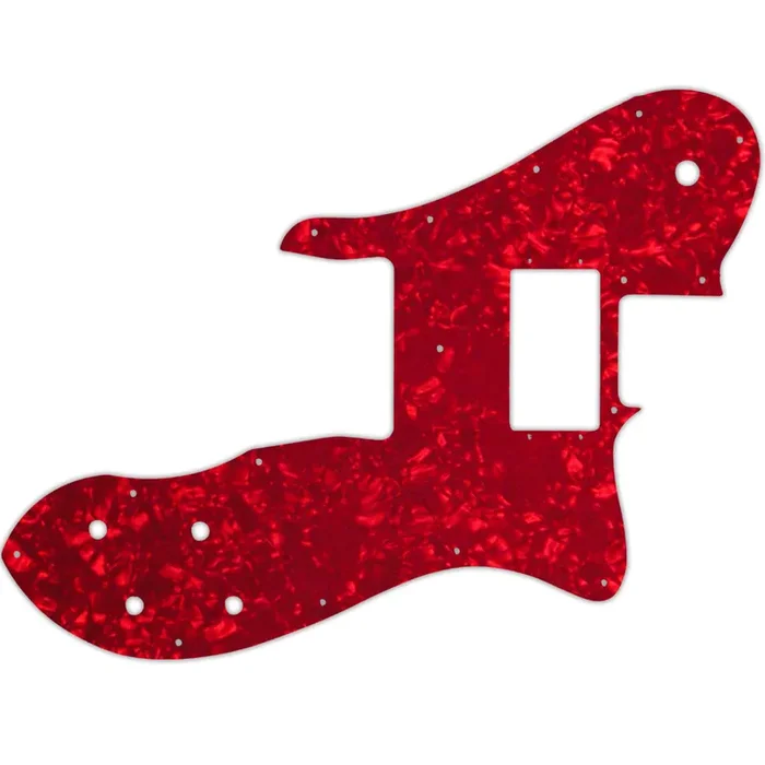 Tele Custom 1999-Present Made In Mexico Or 2012-2013 American Vintage ‘72 Telecaster Custom – Red Pearl W/B/W Lamination Fender Wide Range Humbuckers