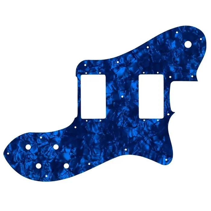 Tele Deluxe – Dark Blue Pearl Black/White/Black Lamination Fender Wide Range Humbuckers