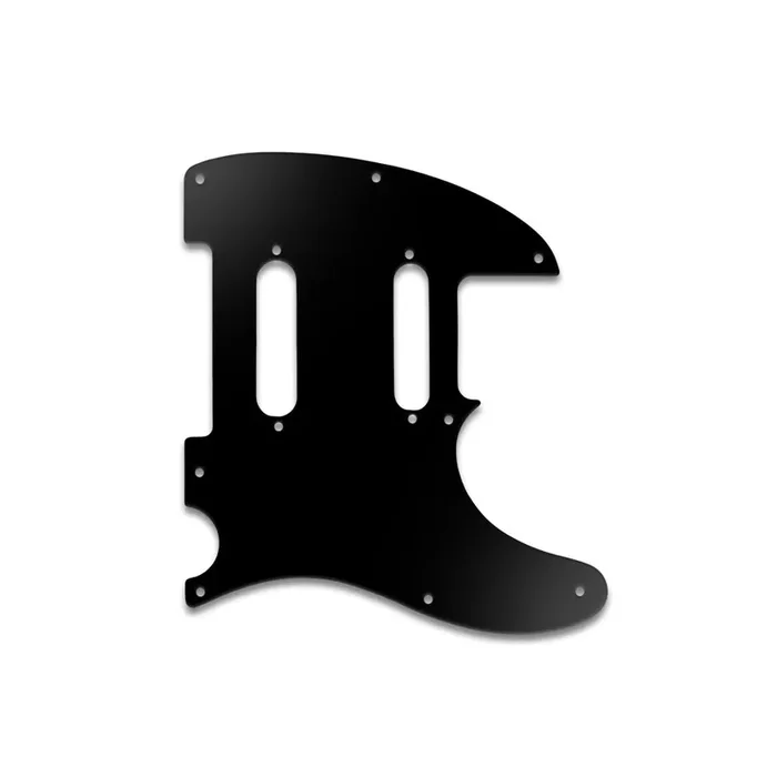 Tele Nashville – Matte Black .090″ / 2.29mm thick, with bevelled edge.