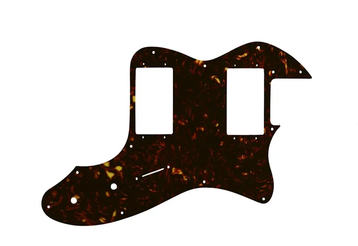 Tele Thinline 1999 Made In Japan ‘72 Telecaster Thinline – Dark Brown Celluloid Tortoiseshell W/B/W Lamination Fender Wide Range Humbuckers