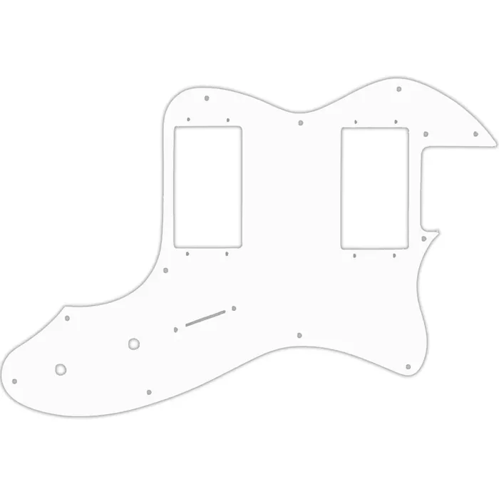 Tele Thinline 1999 Made In Japan ‘72 Telecaster Thinline – Thin Shiny White .060″ / 1.52mm Thickness, No Bevelled Edge Fender Wide Range Humbuckers