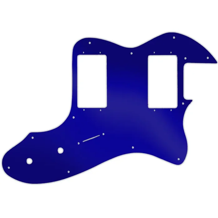 Tele Thinline 1999-Present Made In Mexico Or 2012-2013 American Vintage ‘72 Telecaster Thinline – Dark Blue Mirror Fender Wide Range Humbuckers