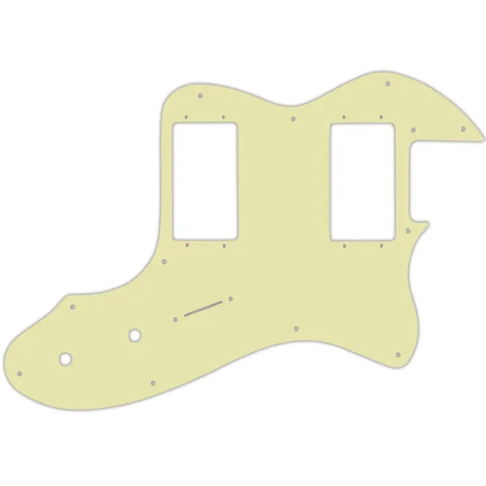 Tele Thinline 1999-Present Made In Mexico Or 2012-2013 American Vintage ‘72 Telecaster Thinline – Mint Green 3 Ply Fender Wide Range Humbuckers