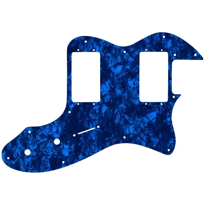 Tele Thinline – Dark Blue Pearl Black/White/Black Lamination Fender Wide Range Humbuckers