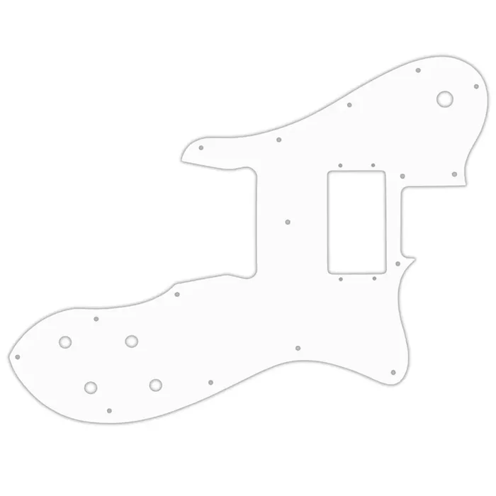 Telecaster Custom – 1972-1981 Vintage – Thin Shiny White .060″ / 1.52mm Thickness, No Bevelled Edge Fender Wide Range Humbuckers