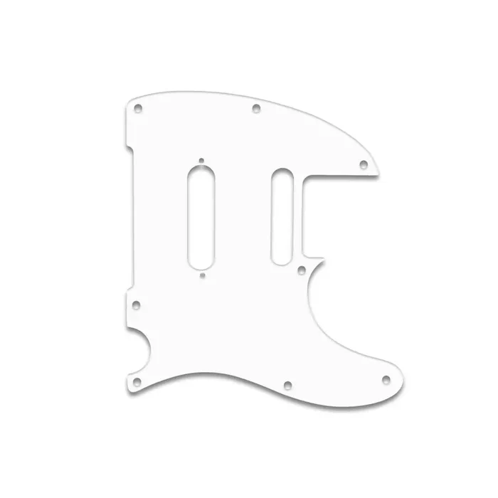 Telecaster Modern Player Plus – Thin Shiny White .060″ / 1.52mm Thickness, No Bevelled Edge