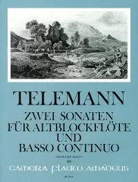 Telemann 2 Sonatas from “Essercizii Musici” for Alto Recorder and Continuo