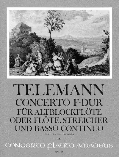 Telemann Concerto in F Major for Treble Recorder, Strings and Basso Continuo