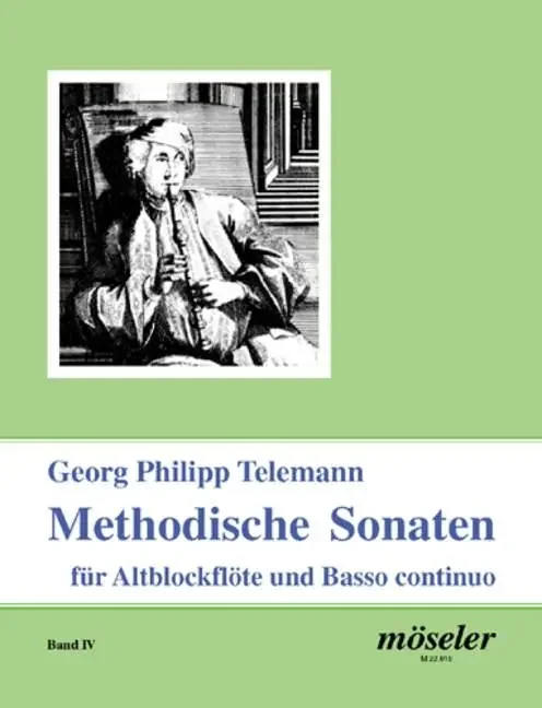 Telemann Methodical Sonatas for Treble Recorder and Basso Continuo, Vol. 4