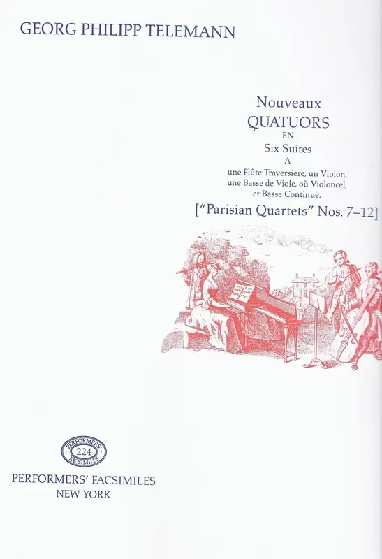 Telemann Paris Quartets Nos. 7-12
