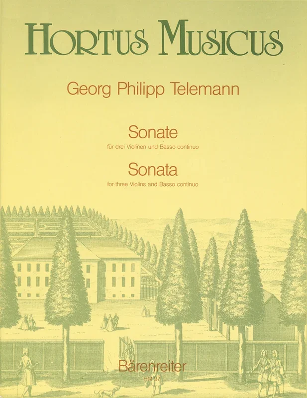 Telemann: Sonata for Three Violins and Basso continuo in B Major, TWV 43:B1