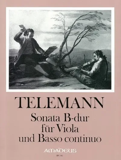 Telemann Sonata in B Flat Major for Viola and Basso Continuo