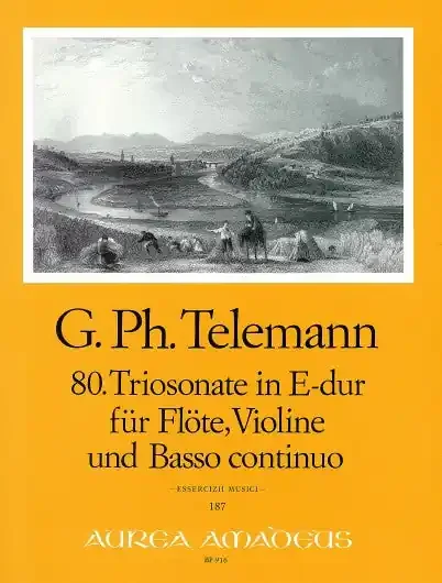 Telemann Trio Sonata No. 80 in E Major for Flute, Violin and Basso Continuo