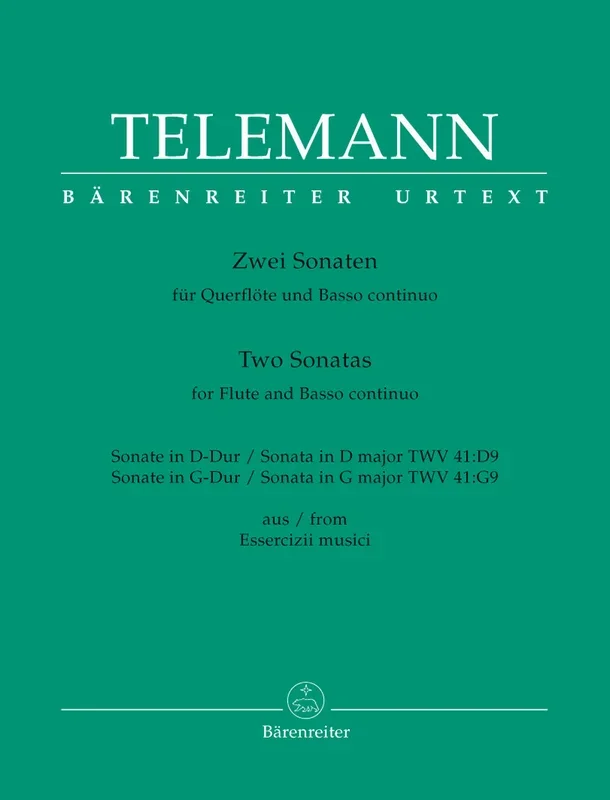 Telemann: Two Sonatas for Flute & Basso Continuo