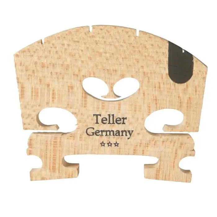 Teller Violin Bridge 1010 – Shaped and Fitted, with Ebony Insert