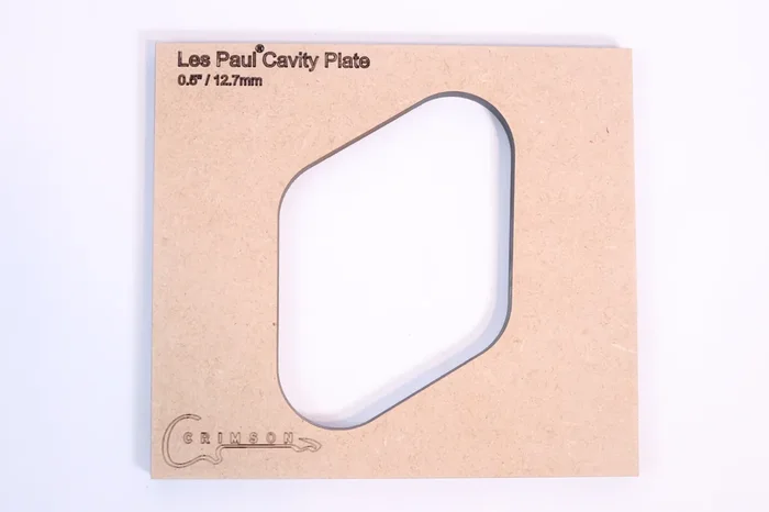 Template – Les Paul Type Cavity Plate 0.5″ / 12.7mm