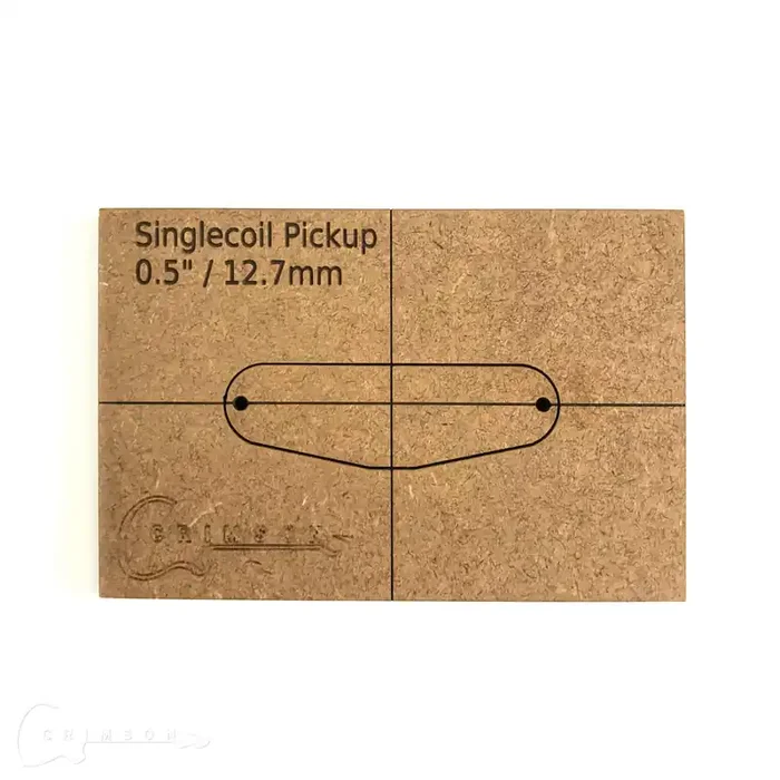 Template – Single Coil Pickup 0.5″ / 12.7mm