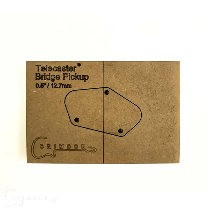 Template – Telecaster Type Bridge Pickup 0.5″ / 12.7mm