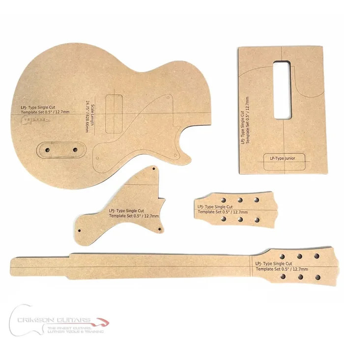 Template Set – Gibson Les Paul Junior Type – Single Cutaway