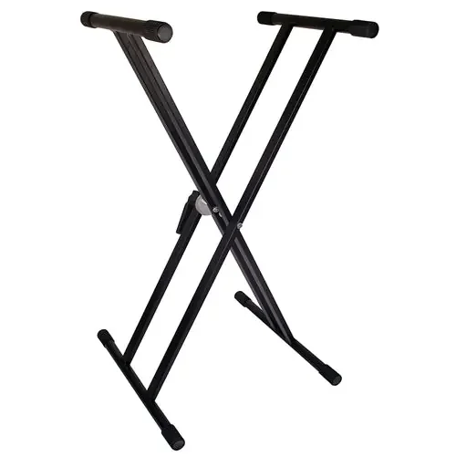TGI TGKS2 Double Braced Keyboard Stand – Black