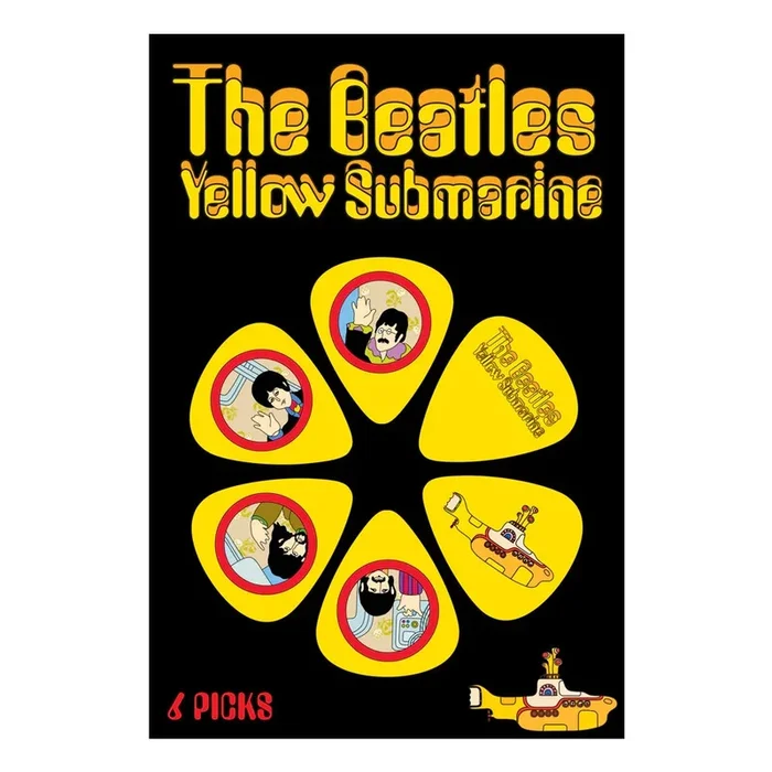 The Beatles Yellow Sub Y Picks 6 Pack