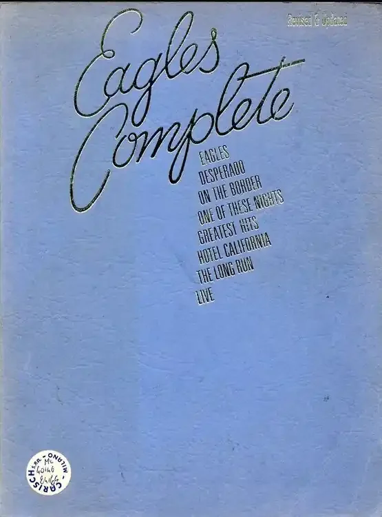 The Eagle Complete PVG Song Book (Pre Owned)