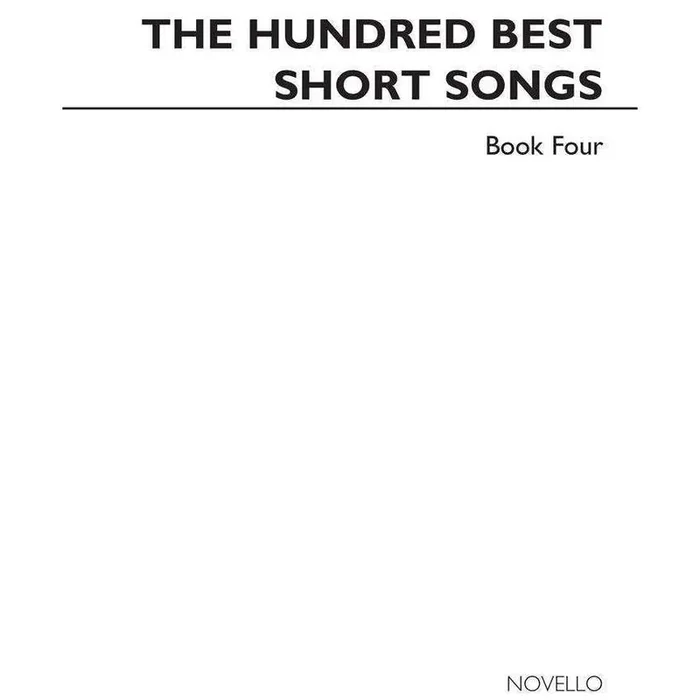 The Hundred Best Short Songs Series – Patterson‘s Publications