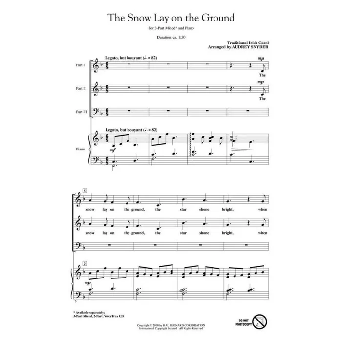 The Snow Lay on the Ground