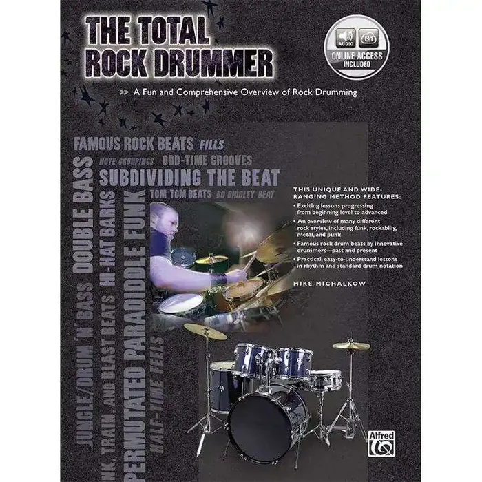 The Total Rock Drummer (incl. Online Audio)