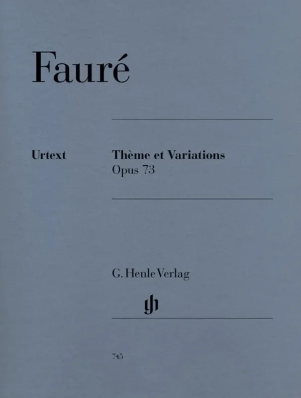 Theme And Variations Op 73 (Softcover Book)