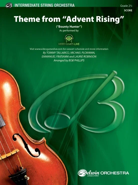 Theme From Advent Rising String Orchestra Gr 2.5 Conductor Score