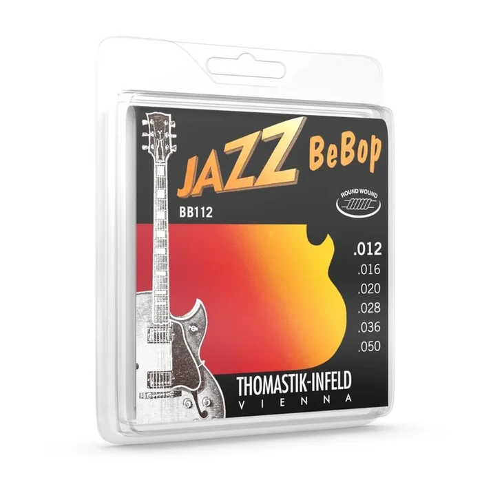 Thomastik BB112 Bebop Jazz Roundwound Guitar String Set 12-50 Gauge