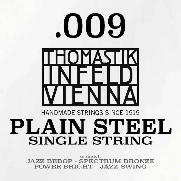 Thomastik-Infeld Brass Plated Steel Single String .009