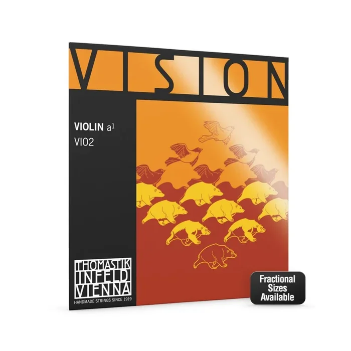 Thomastik Vision Violin ‘A’ String 4/4 – Chrome Wound, Synthetic Core