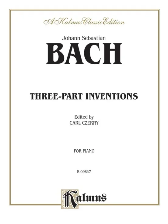 Three Part Inventions Piano