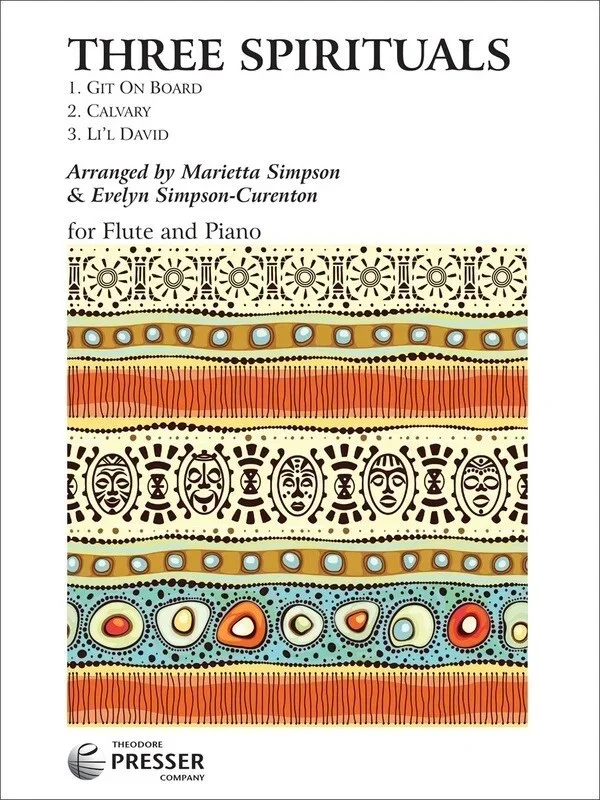 Three Spirituals For Flute/Piano (Softcover Book)