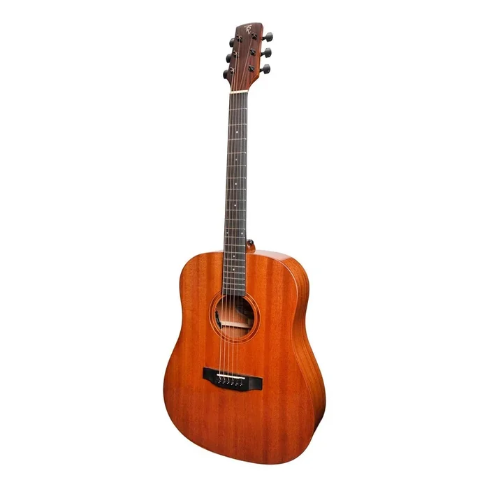 Timberidge ‘Messenger Series’ All Solid Mahogany Acoustic-Electric Dreadnought Guitar (Natural Gloss)