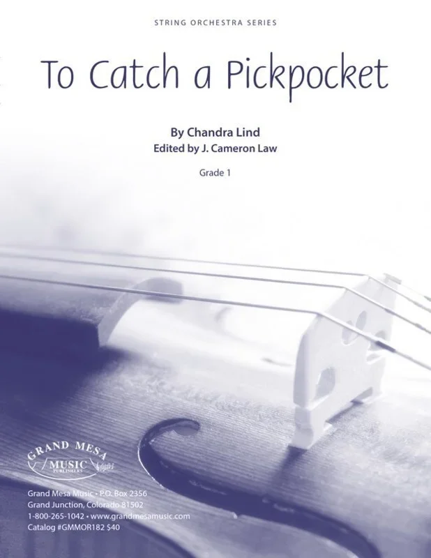 To Catch A Pickpocket So1 Score/Parts Book
