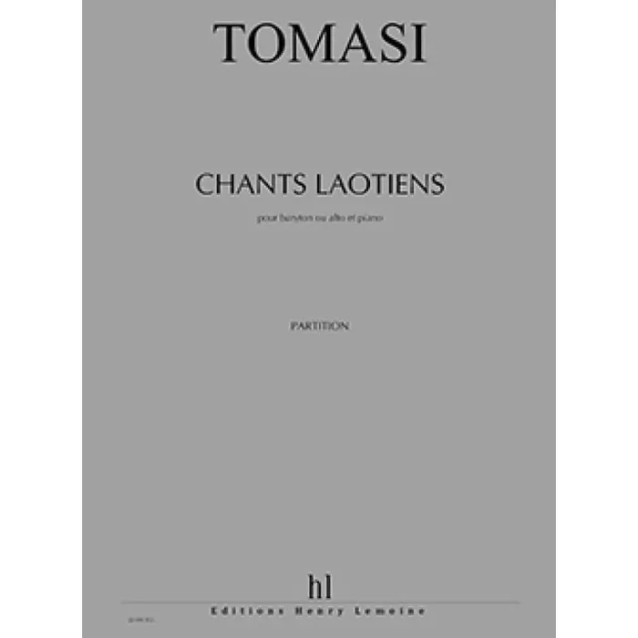 Tomasi, Henri – Chants laotiens