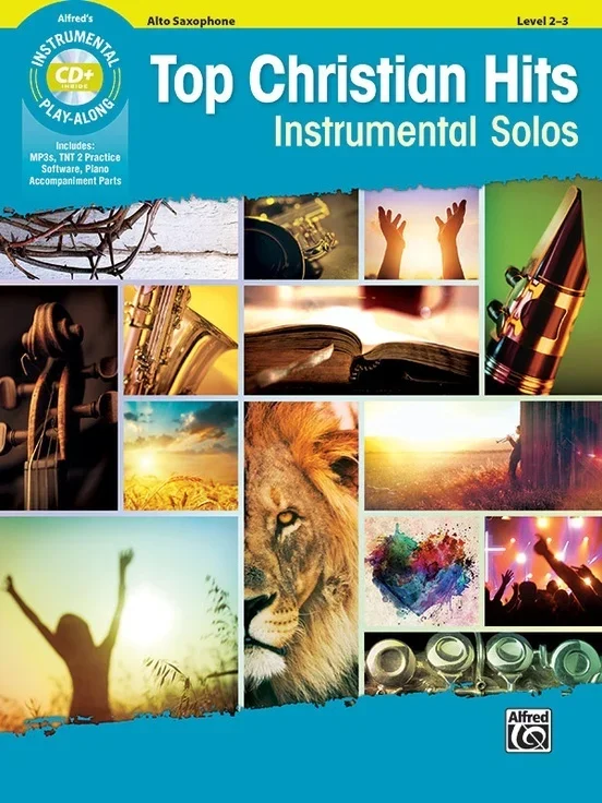 Top Christian Hits Instrumental Solos Asax Book/CD