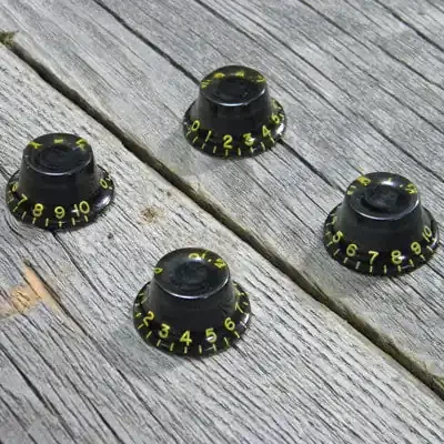 Top Hat knob Set Black (4) ver.2