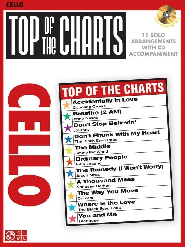 Top Of The Charts Book/CD Vlc (Softcover Book/CD)
