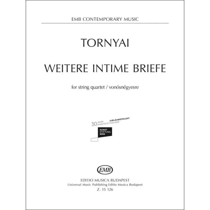 Tornyai, Péter – Weitere intime Briefe