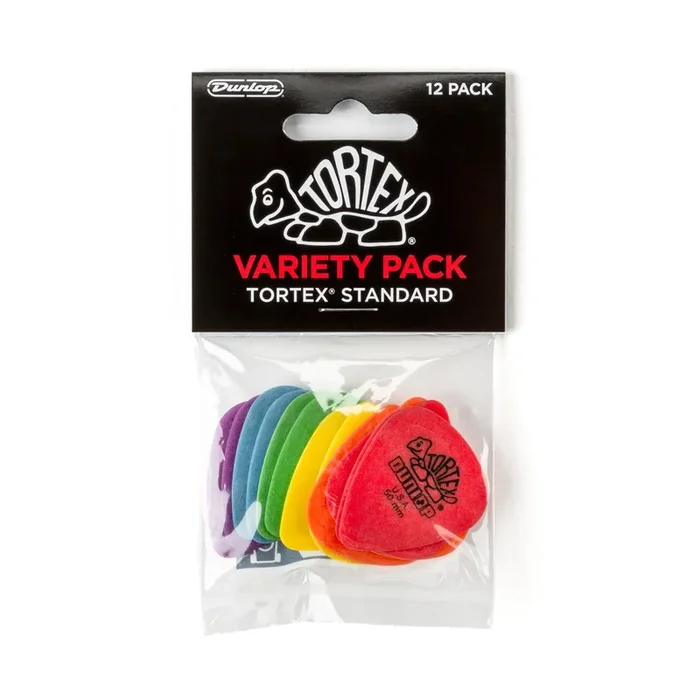 Tortex Standard Variety Pack Guitar Picks .50-1.14mm by Jim Dunlop