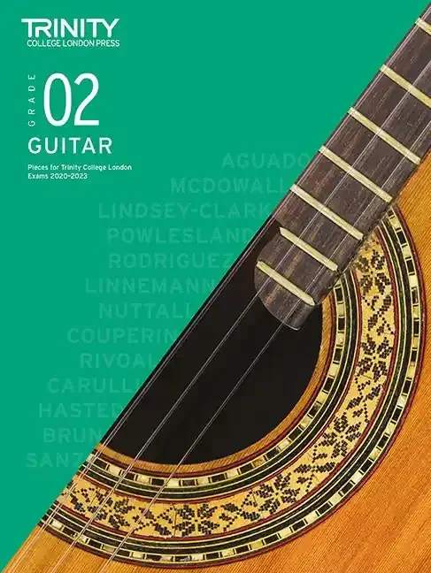 Trinity Classical Guitar Exam Pieces 2020-2023 – Grade 2
