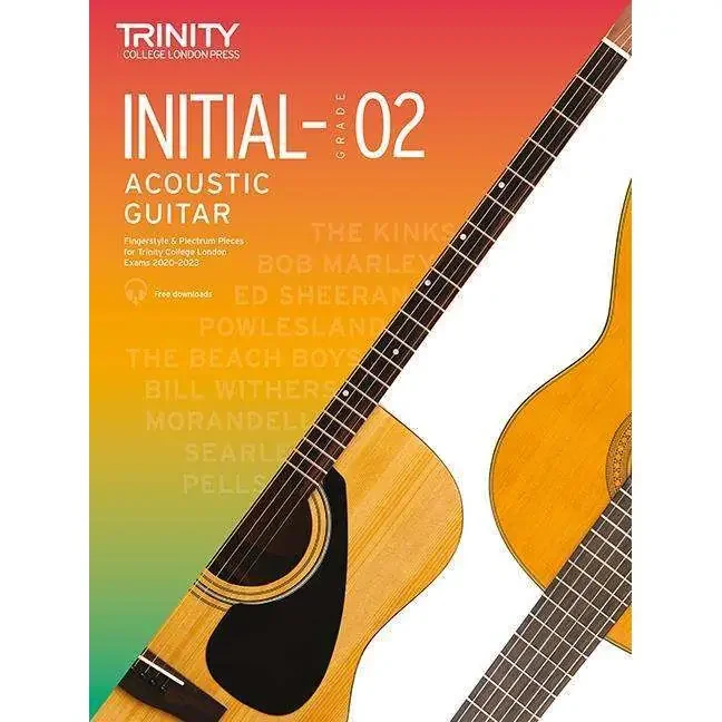 Trinity Graded Acoustic Guitar Books (2020 – 2023)
