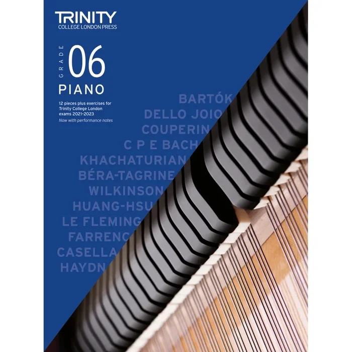 Trinity Piano Exam Pieces from 2021: Grade 6